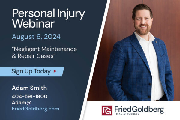 Personal Injury Webinar August 6th, 2024 graphic
